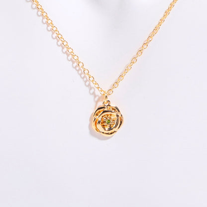 18 Gold December Birth Flower Bracelet