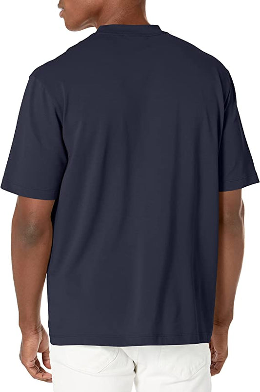 Lacoste Men's Short Sleeve Relaxed Fit Pique Graphic T-Shirt