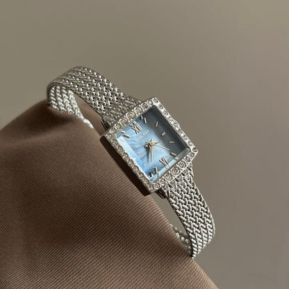 Chanel-style Vintage High-end Mother-of-pearl Watch For Women