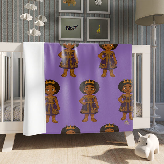 “Little Queen” Fleece Throw Blanket