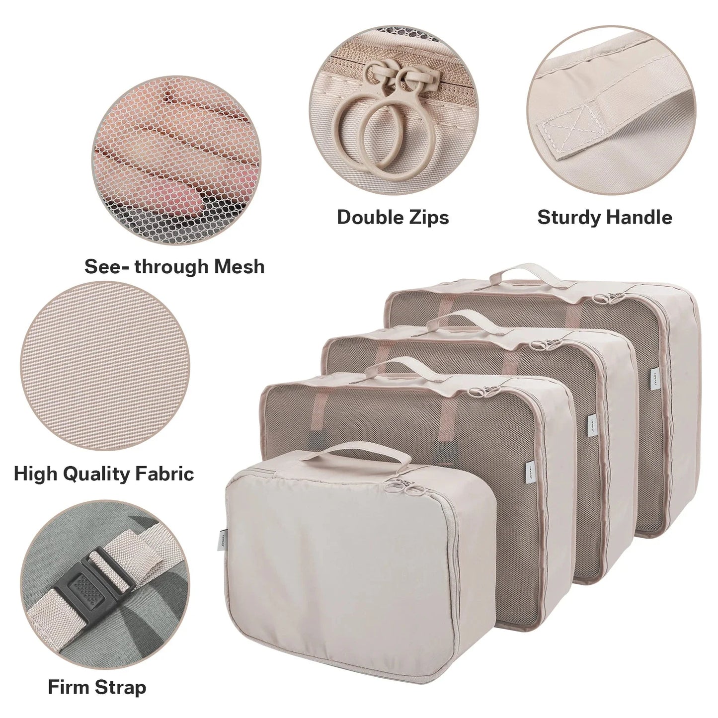 8/6pcs Set Travel Storage Bags