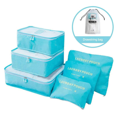8/6pcs Set Travel Storage Bags
