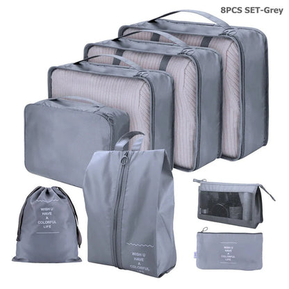 8/6pcs Set Travel Storage Bags