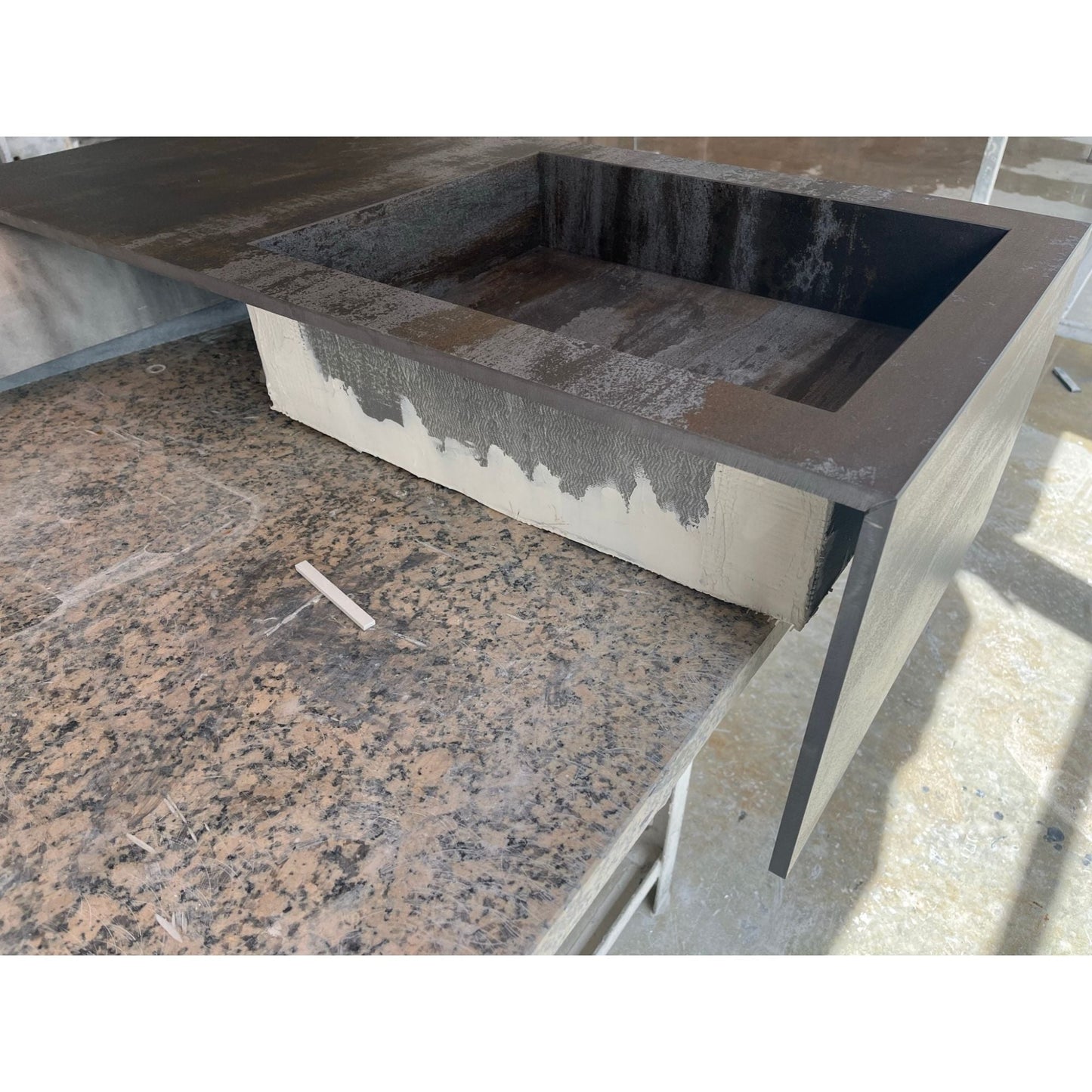 Engineered Porcelain Sink Dekton Trillium Handcrafted Natural Stone
