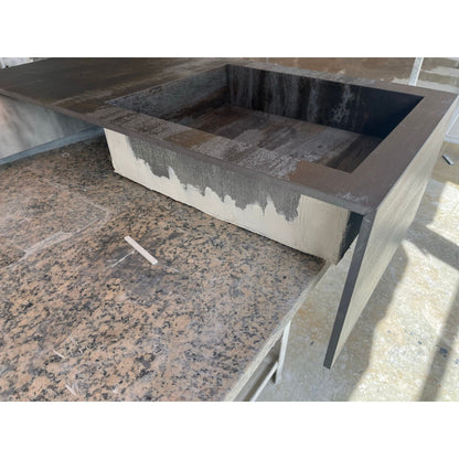 Engineered Porcelain Sink Dekton Trillium Handcrafted Natural Stone