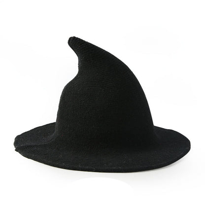 European American Halloween Wool Wizard Hat
