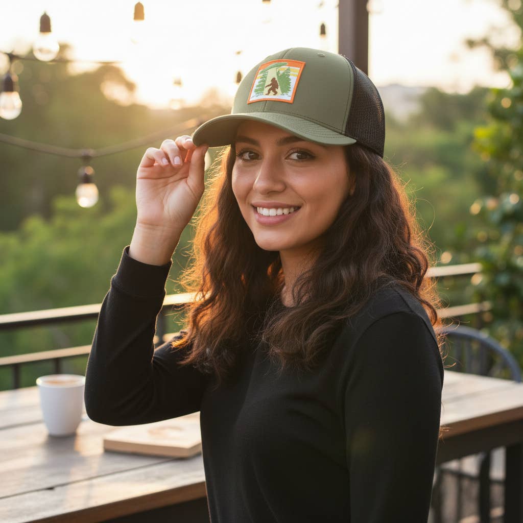 UFO Sasquatch Trucker Hat