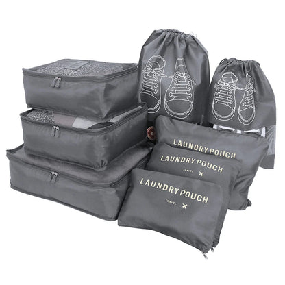 8Pcs/Set Travel Organizer Storage Bags