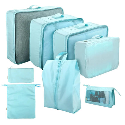 8Pcs/Set Travel Organizer Storage Bags