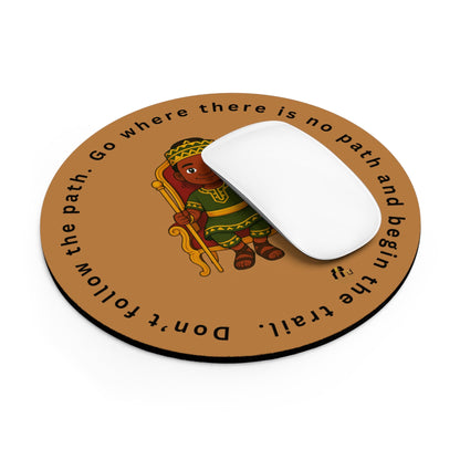 Young King "Go where there is no path" Acrylic Wall Clock