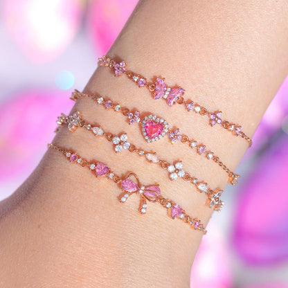 Love Zircon Butterfly Festival Bracelet