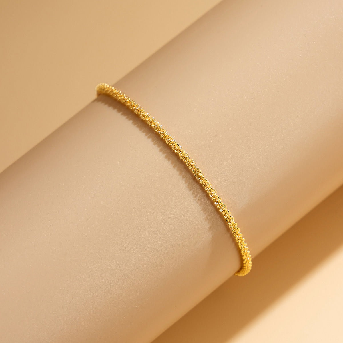 Sparkling naked chain multi-layer wrapped chain