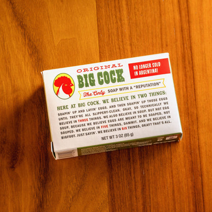 Big Cock Triple Milled Boxed Bar Soap