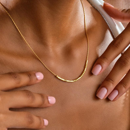 Morse Code Custom Name Necklace