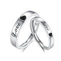 S925 sterling silver LOVE couple ring
