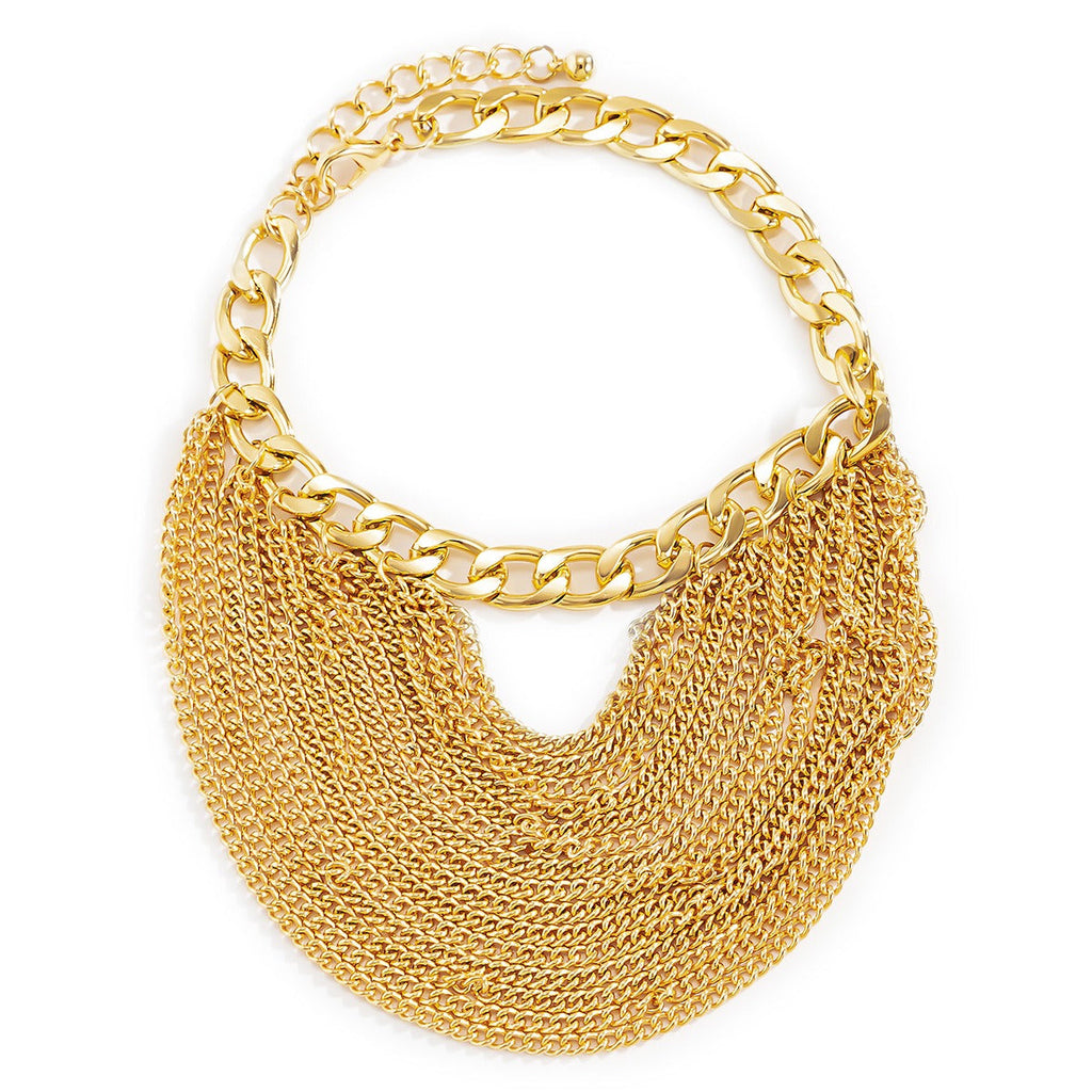 18K Gold Multi-layer Tassel Hip-Hop Anklet
