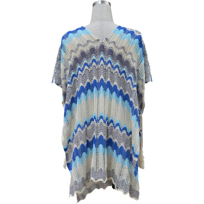 Summer Bohemian V-neck Beach Beach Cover Up Sun Protection Clothing for Women