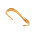 Gold Wave Open Cuff Bracelet Collection