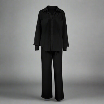 Women's Casual Solid Color Lounge Set