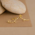 Custom Engraved Script Name Stud Earrings