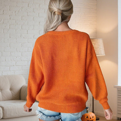Women's Casual Round Neck Long Sleeve Pullover