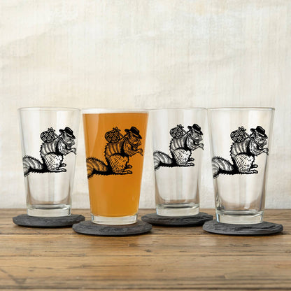 Squirrel Pint Glass – 16oz