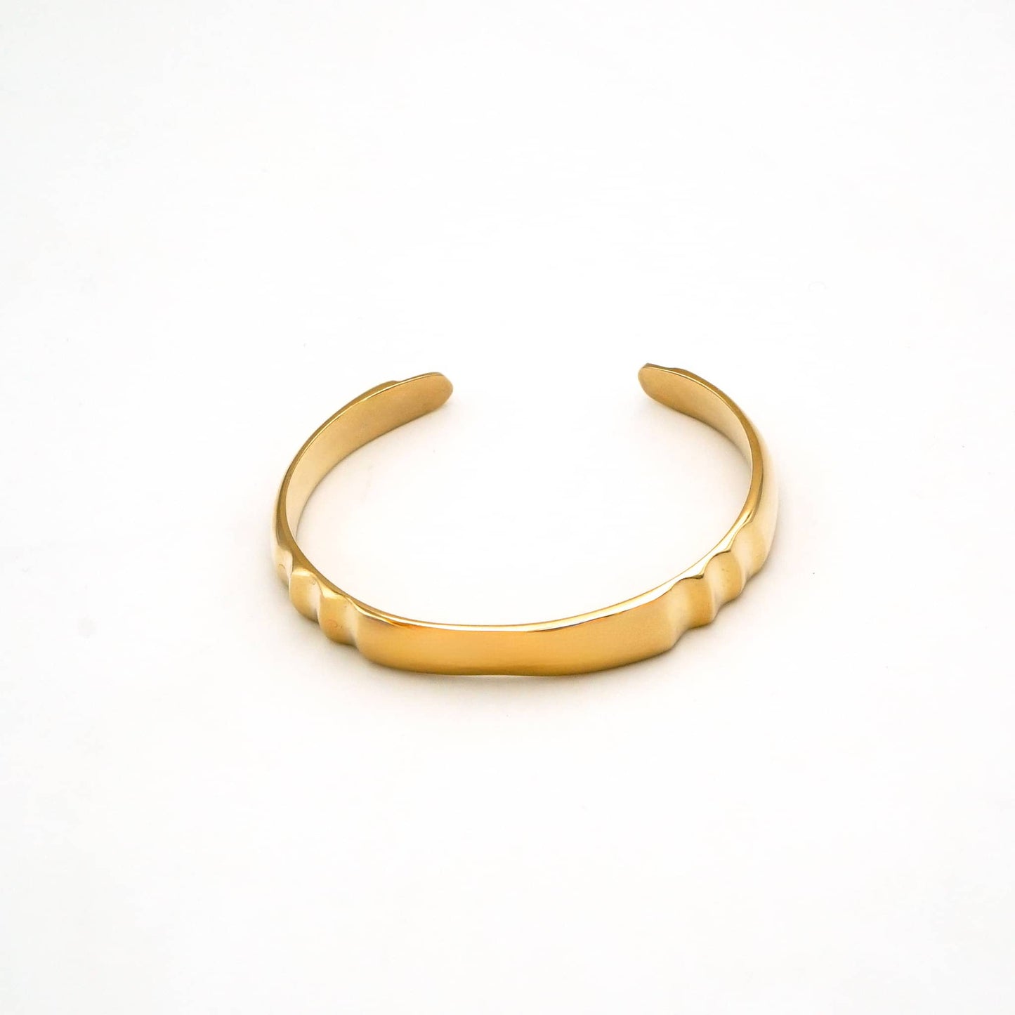 Signet-Style Brass Cuff Bracelet | Imara