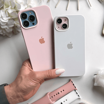 iPhone Silicone Case (Pink Sand)
