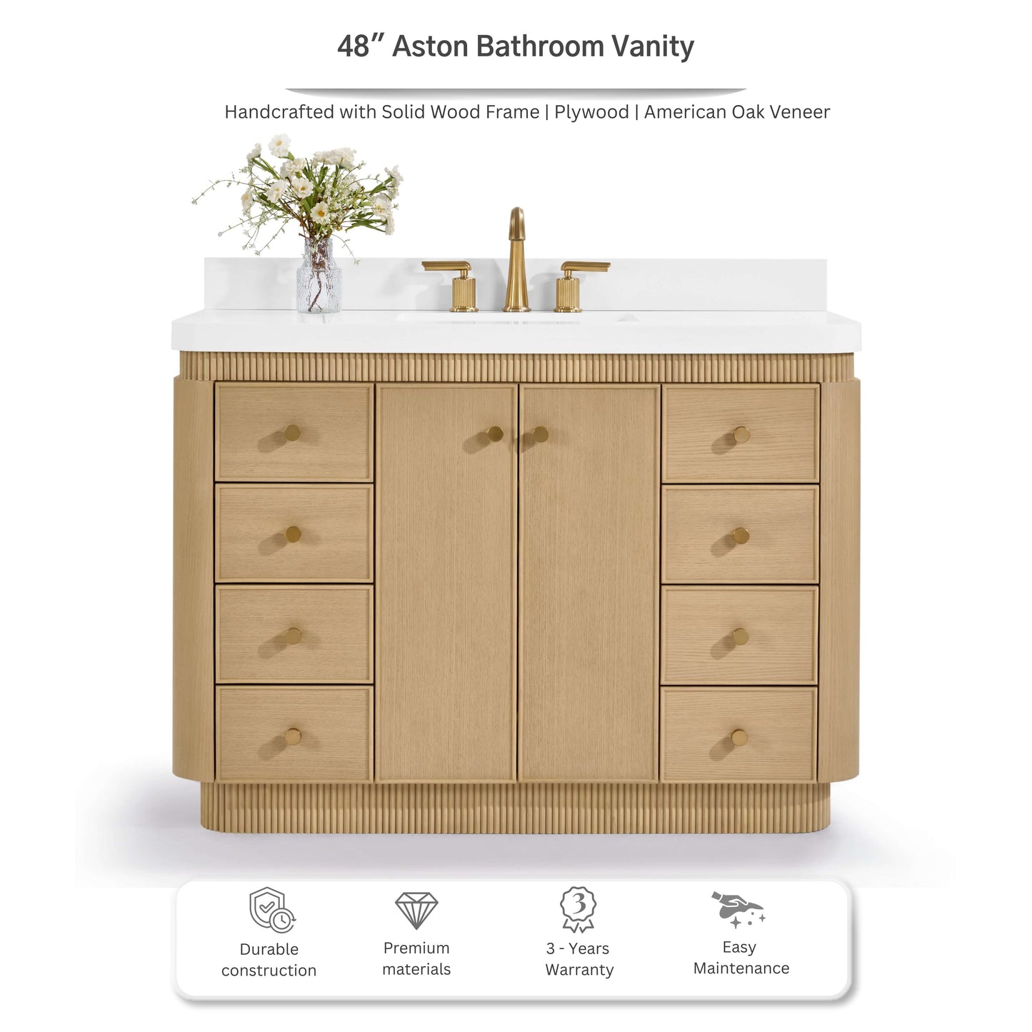 Aston 48" Bath Vanity Set