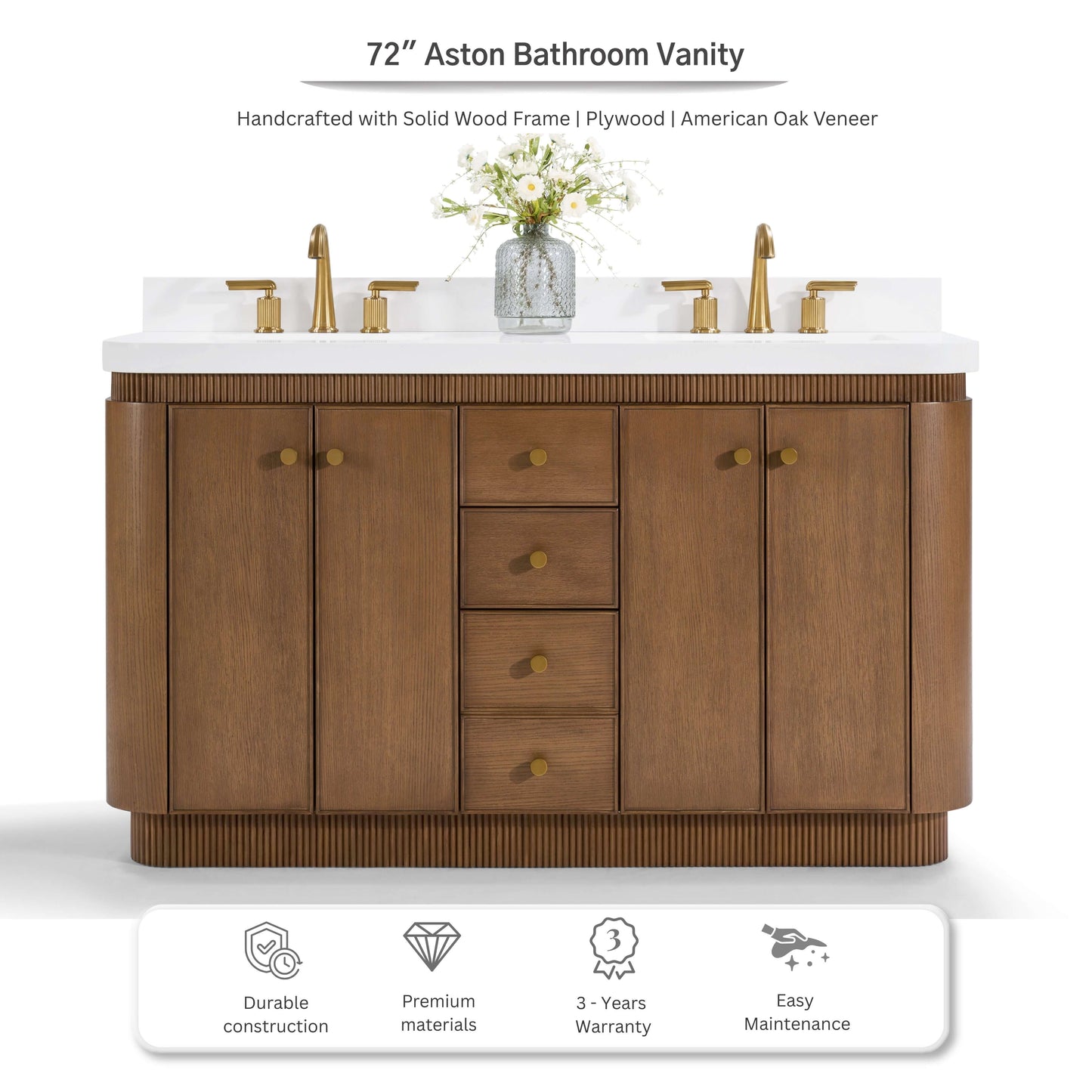 Aston 72" Bath Vanity Set