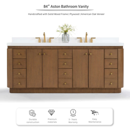 Aston 84" Bath Vanity Set