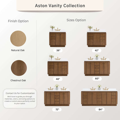 Aston 84" Bath Vanity Set