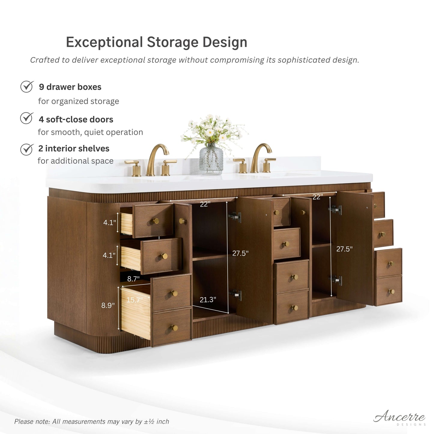 Aston 84" Bath Vanity Set