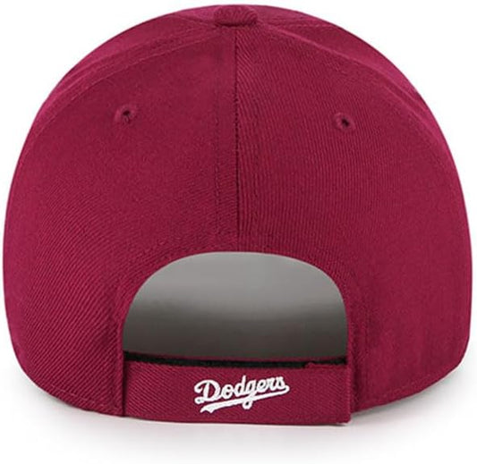 47 MLB Los Angeles Dodgers MVP Clean Up Adjustable Cap Cardinal Red