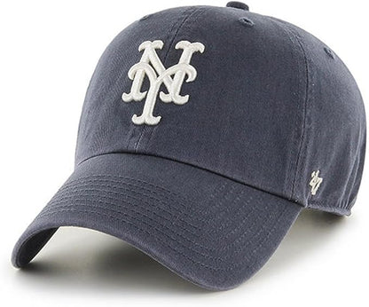 NEW YORK METS '47 CLEAN UP Vintage Navy