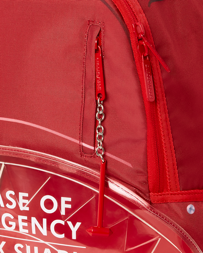 Sprayground Break In Case Of Emergency Shark Backpack B4080