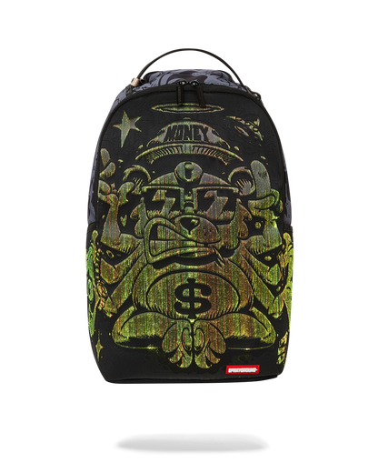 Sprayground Fiber Optics Money Tripp DLXSR Black Backpack B5205