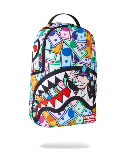 Sprayground Monopoly Money Shark 2 Backpack B5503