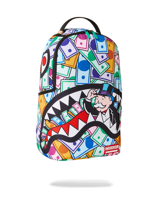 Sprayground Monopoly Money Shark 2 Backpack B5503