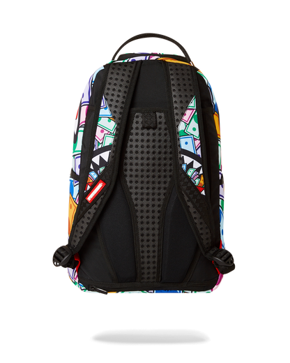Sprayground Monopoly Money Shark 2 Backpack B5503