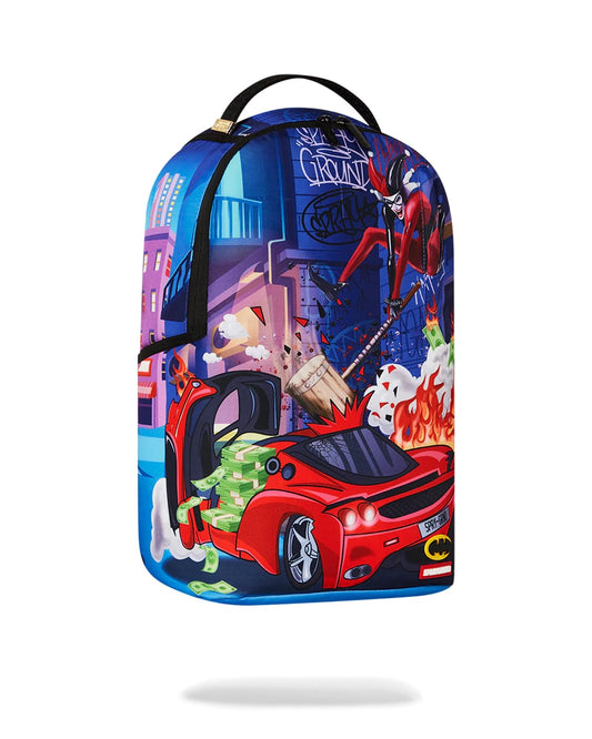 Sprayground DC Harley Car Smash DLXSR Backpack B6415