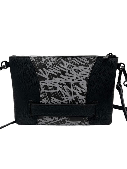 Sprayground Midnight Raceway Graffiti Crossover Clutch With Shoulder Strap B6496