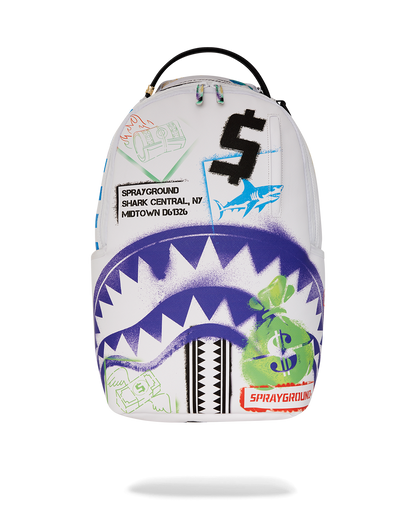 Sprayground Shark Central Cut Out For Greatness DLXSV Backpack B7619