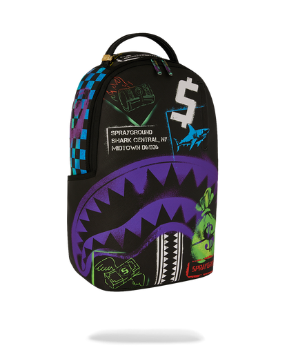 Sprayground Shark Central X DLXSV Backpack B7620