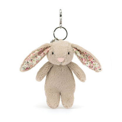Jellycat Blossom Beige Bunny Plush Bag Charm