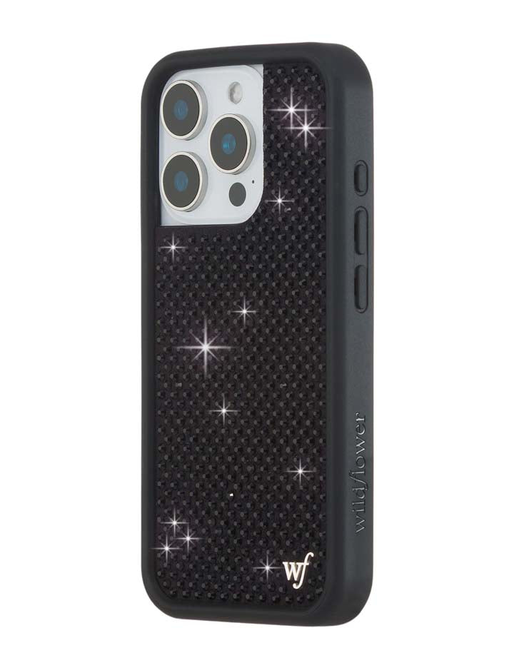 Rhinestone iPhone Case | Black