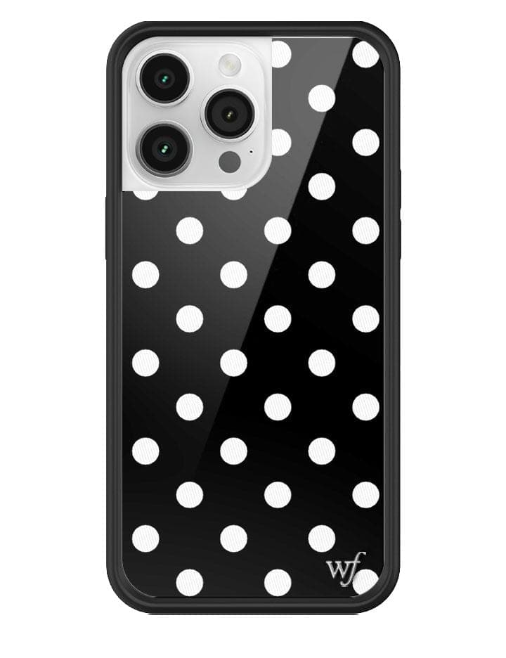 Polka Dot | Black and White iPhone Case