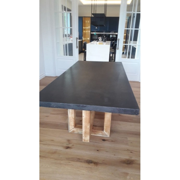 Barocco Lightweight Concrete Rectangular Dining Table 43x130