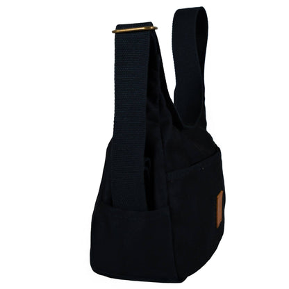 Crescent Canvas Crossbody Shoulder Bag for Women