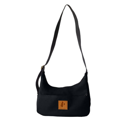 Crescent Canvas Crossbody Shoulder Bag for Women
